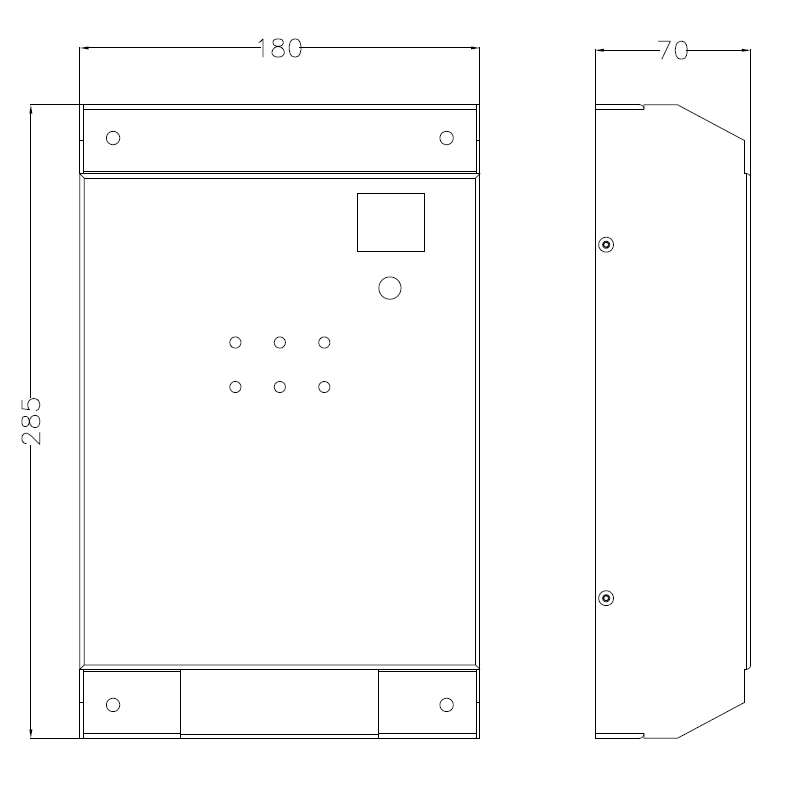 开关型天馈防雷器R25N70F安装示意图